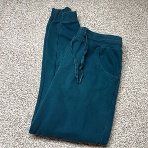 ZYIA Active Deep Teal Drawstring Waist‎ Pocketed Sweatpants Joggers Size XL